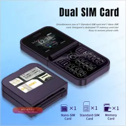 SERVO F15 Mini Флип Телефон с двумя SIM, фонарик, Magic Voice, запись звонков, Speed Dial, 2G, Type-C