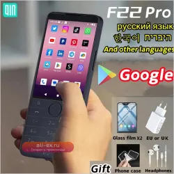 Смартфон Qin F22 Pro 5G с сенсорным экраном, 4 ГБ ОЗУ, 64 ГБ ПЗУ, Google Play