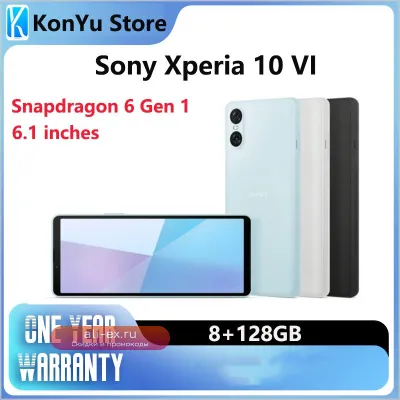 Sony Xperia 10 VI 8/128 ГБ, Snapdragon 6 Gen 1, OLED 6.1", 5000 мАч, NFC (XQ-ES72)