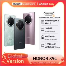 HONOR X9c 5G Global Version: 6.78" Изогнутый Экран 120 Гц, Тройная Камера 108 Мп, Батарея 6600 мАч, Android 14