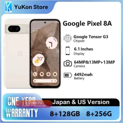 Google Pixel 8a 6.1" 128GB/256GB JP/US версия (Черный)