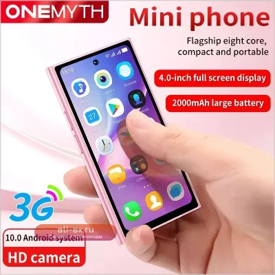 ONEMYTH S25 Pro Mini 3G Смартфон 4.0" Экран, 2/16GB, Dual SIM, Play Store