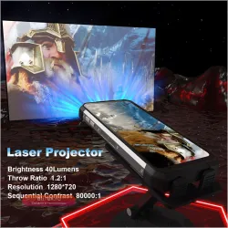 Unihertz Tank 2: Противоударный смартфон-проектор с 24GB RAM, 512GB ROM, камерой 108MP и батареей 15500mAh