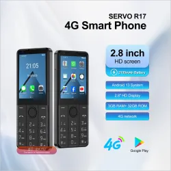 SERVO R17: Смартфон Android 4G LTE, 2 SIM, 2.8" Touch, Google Play, Wi-Fi, Запись вызовов, Type-C