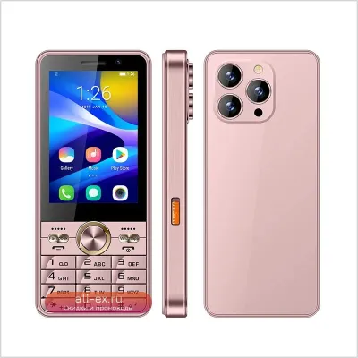 UNIWA HOPE XS17: Умный кнопочный телефон 4G с сенсорным экраном, Android 8.1, 2/16 ГБ, GPS