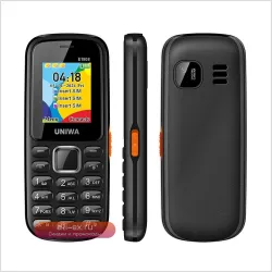 UNIWA E1808: Простой 2G кнопочный телефон для пожилых с FM-радио