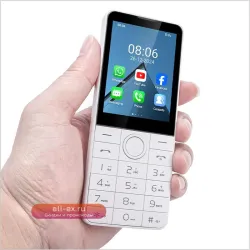 UNIWA DOOV R77 4G: Смартфон на Android 13 с сенсорным экраном 2.8", 3GB+32GB, батареей 2100mAh и клавиатурой с поддержкой иврита, WhatsApp
