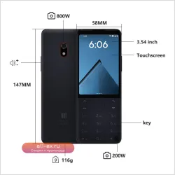 Qin F22 Pro: Смартфон 4G с сенсорным экраном, Android 12 и многоязычной поддержкой