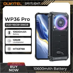 Oukitel WP36 PRO: Защищенный смартфон с ультрамощным динамиком 126dB, батареей 10600mAh и 24GB+256GB памяти