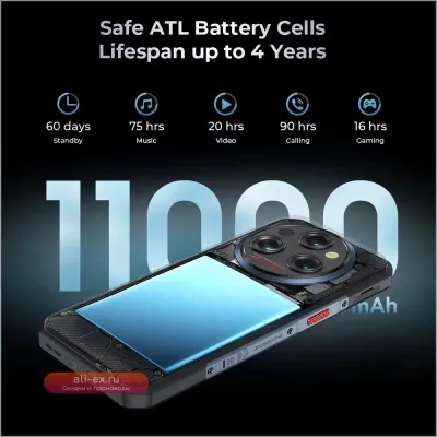 Oukitel WP35 Pro 5G (2024) Global: Защищенный смартфон 6.6", 11000 мАч, 64 Мп, 36+512 ГБ, Android 14