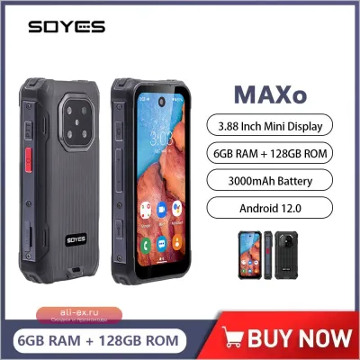 Защищенный мини-смартфон UNIWA MAXo 6/128 ГБ с Android 12
