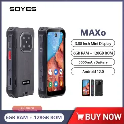 Защищенный мини-смартфон UNIWA MAXo 6/128 ГБ с Android 12