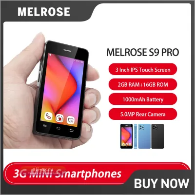 Melrose S9 Pro: Компактный 3-дюймовый смартфон на Android с Quad Core, 2GB+16GB, 5MP камерой и 1000mAh батареей