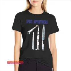 Футболка унисекс SpaceX Adventurers Heavyweights