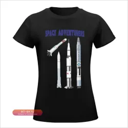 Футболка унисекс SpaceX Adventurers Heavyweights