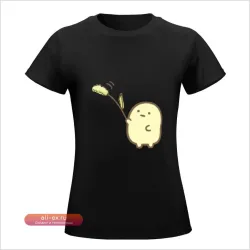 Футболка для спорта Sumikko Gurashi для полных женщин, больших размеров, для тренировок (свободный крой)