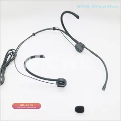 Профессиональный конденсаторный головной микрофон для AKG/Samson с TA3F/XLR 3Pin, складной, беспроводной, SM97