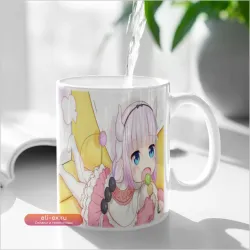 Кружка керамическая Miss Kobayashi Dragon Maid для кофе и овсянки с бесплатной доставкой