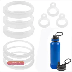 Силиконовая прокладка для бутылки Thermoflask 40oz прозрачная