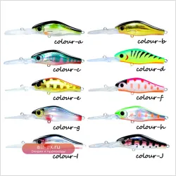 Плавучая приманка Minnow с длинным языком, 5.8г/55мм, для летней рыбалки