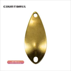 Заготовки для блесен COUNTBASS 50 шт. латунь, 2.5г, для ловли лосося, форели, спиннинга, неокрашенные