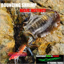 Приманка 2022 BOUNCING SHRIMP 3.0 UV с имитацией креветки для джиговой ловли рыбы
