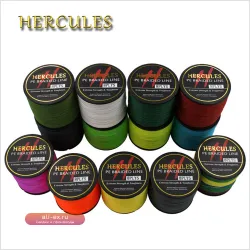 Плетёная леска Hercules PE 8 жил, 300м, для морской рыбалки, супер прочная