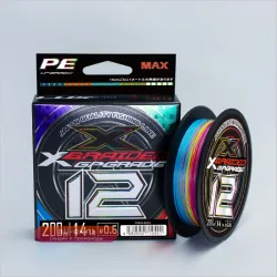YGK X12 Плетёная леска PE 12 нитей, японская, для пресной и солёной воды