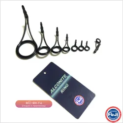 BR Wi & Wa FUJI LY + LOG Guide Kit (8 шт.) - Ремонтный комплект направляющих для удилища