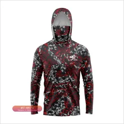 Худи для рыбалки New Jungle Camouflage с защитой от УФ, мужское