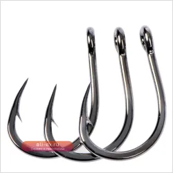 Морские крючки Mustad 10827 4X Strong для живой наживки (осетр, карп, тунец)