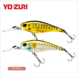 Воблер YO-ZURI R1437 3D Prismatic Twitch Stop Minnow для окуня и судака