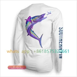 Футболка с длинным рукавом для рыбалки Southern Fin Apparel UPF 50 Dri-Fit