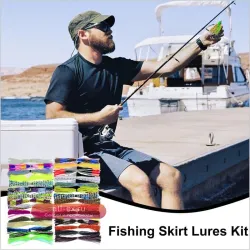 Силиконовые юбки для спиннербейтов Bass Spinner Baits: 30 шт. в наборе