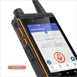 UNIWA P4 VHF DMR PTT PoC Рация-смартфон Android NFC, 4/64GB, IP68, 3000mAh