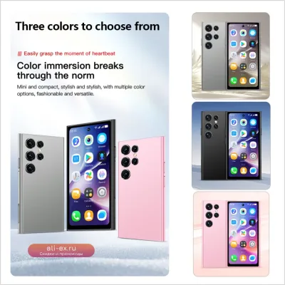 ONEMYTH S25 Pro Mini Смартфон 3G, 4.0" HD, 2/16GB, Android 8.1, Dual SIM