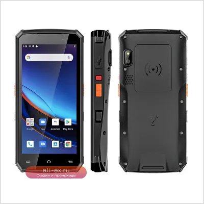 Смартфон Uniwa M580S 4G Android 10 PDA, 5.5", 4GB/64GB, 3900mAh, 8MP, водозащита
