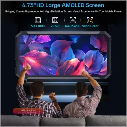 Unihertz 8849 Tank 4 Pro: Прочный 5G Смартфон-Проектор с AMOLED 120Hz, 1TB, Android 14 и Аккумулятором 11600mAh