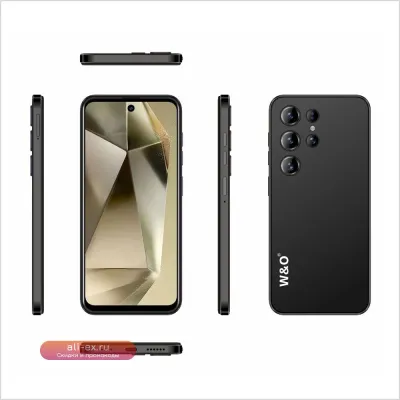Смартфон W&O X18 4G, 6.6" HD, 8/128 ГБ, Android 14, 5200 мАч, 2 SIM