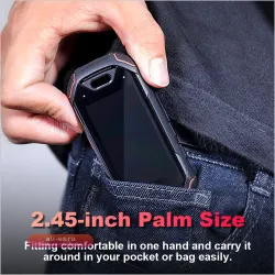 Unihertz ATOM Mini: Компактный защищенный смартфон 4/64 ГБ, Android 9, 8 ядер, 2.45" экран, NFC