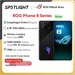 ASUS ROG Phone 8/9 5G: 6.78" 165Hz, 5500mAh, 65W, 50Мп, Защита IP68