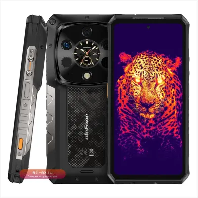 Ulefone Armor 28 Ultra 5G: Ударопрочный смартфон, 16/1024 ГБ, Термокамера, 10600 мАч, 120 Вт, Android 14
