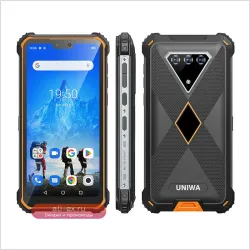 Защищенный смартфон UNIWA F910 Global Version, 4G, IP68, Android, сканер отпечатков, 10000mAh, 6GB+128GB, 6.23" FHD+, NFC
