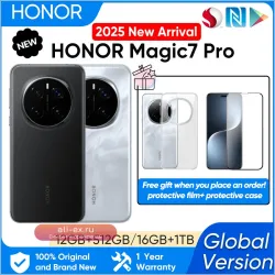 HONOR Magic7 Pro Global 5G: Новый смартфон 2025 года с AI, Snapdragon 8 Elite, 120Hz дисплеем и 100W быстрой зарядкой
