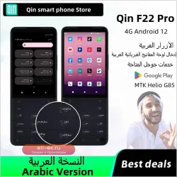 Qin F22 Pro 5G Смартфон 4/64 ГБ, Wi-Fi, Android, Google Play