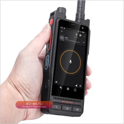 UNIWA P8: Водонепроницаемая DMR/Аналоговая Рация с Сенсорным Экраном, Zello, Android 14 и Батареей 5000mAh