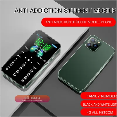 SOYES D13 - Компактный 4G LTE телефон с двумя SIM-картами, SOS и Type-C