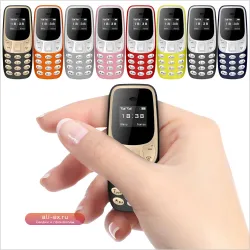 Мини-телефон SERVO BM10 с Bluetooth-наушником, голосовым чейнджером и двумя SIM-картами
