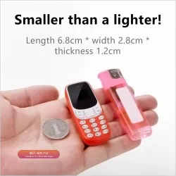 Мини-телефон SERVO BM10 с Bluetooth-наушником, голосовым чейнджером и двумя SIM-картами