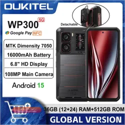 Oukitel WP300 5G: Защищённый смартфон 12/512GB, 120W, Android 15, 16000mAh, 108MP